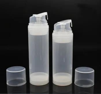 100ML 3.51 oz plastové jasné airless fľaša na mlieko emulzie sérum gel cream základom starostlivosti o pleť, kozmetické balenia