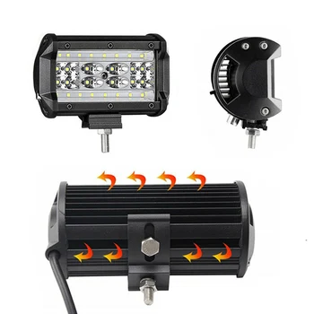 2x 84W LED Pracovné Svetlo Bar Povodňových Bodové Svetlá Jazdy Lampa Offroad Auto Truck SUV