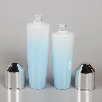 100ks 120ml kozmetické sérum fľaša so skrutkovacím viečkom a zátkou, prázdne naplniteľné fľaše toner krém kontajner