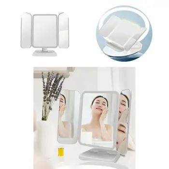 LED Kozmetické Zrkadlo kvalitné Nabíjacie Jasné Ženy Príslušenstvo LED Zrkadlo na líčenie Ploche make-up Zrkadlo