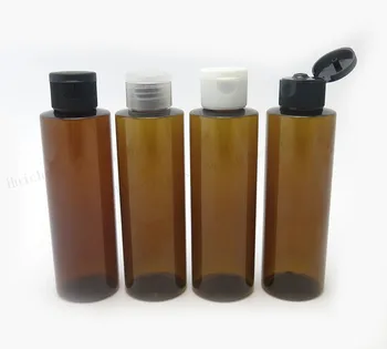 30 X 150 ml Žltý PET šampón, Krém fľaša 150cc plastové kozmetické kontajner 5 oz Make up shampoo Nádoby balenia
